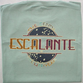 Escalante Cnter of the Universe Stone Green T-Shirts